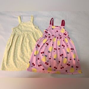 Wonder Nation Pink and Yellow Kids Dress Duo